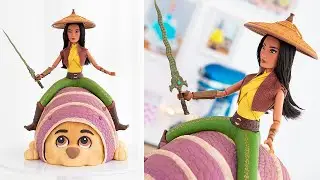 RAYA and The Last DRAGON - Doll Cake Tutorial - TAN DULCE