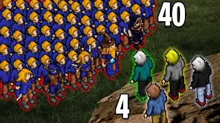 Os 4 Jogadores que Lutaram Contra 40 Players da Dominante no Tibia