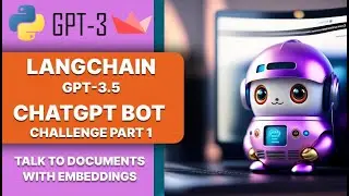 Langchain ChatGPT your documents challenge with Gpt 3 and OpenAI embeddings and Streamlit UI