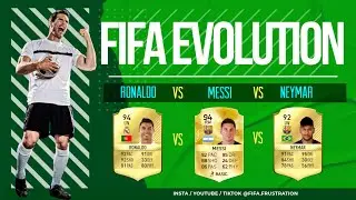 FIFA FUT EVOLUTION - MESSI VS RONALDO VS NEYMAR 🔥😨 FIFA 10 - EAFC 25
