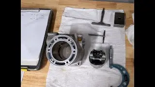 KTM 300 Top End Rebuild Part 1: Cylinder inspection and Piston Selection