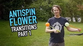 Poi Spinning Lesson: Antispin Flower transitions Part 1