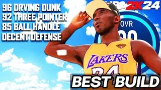 BEST POINT GUARD BUILD in NBA 2K24 - SHARPSHOOTING SLASHER - ELITE DUNKING & SHOOTING!