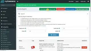 Sample steps to update the nopCommerce API plug-in