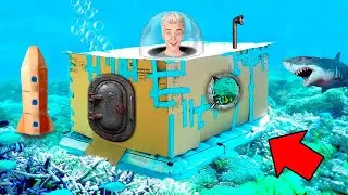 Sous l'eau BASE EN CARTON Défi !