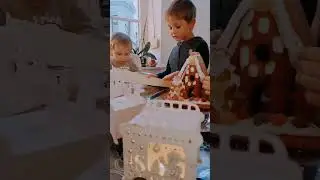 🌲Украшаем рождественский домик