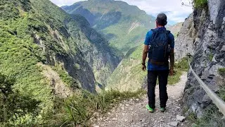 Zhuilu Old Road Tarako Gorge Narrow Trail Hiking Taiwan