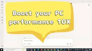 PC को 10X Fast बनाओ ⚡ | Simple Speed Boost Tricks.