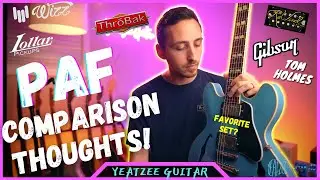 7 PAF Humbucker Comparison Followup - My Opinions 🤔  [Throbak | Wizz | Holmes | Lollar | ReWind]