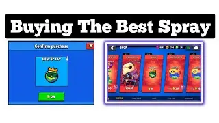 ✨️ BUYING THE BEST SPRAY IN BRAWL STARS ✨️