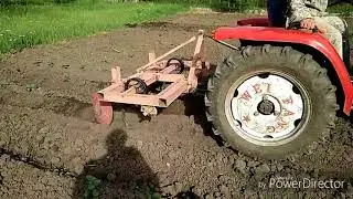 Минитрактор WEI FANG 240 - самодельный окучиватель для картошки