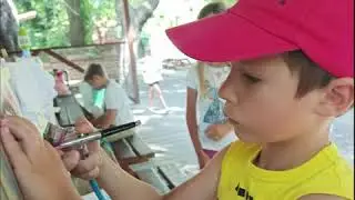 Мастер-класс аэрографии для детей