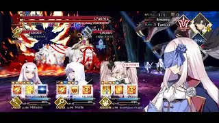 [FGO] Beast IV Koyanskaya LV 90++ Raid Melusine 1 Turn