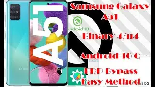 Samsung Galaxy A51 (SM-A515F) Binary 4/u4 Android 10 Q Google Account Bypass Other Method Easy