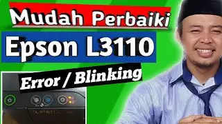 How to fix the Epson L3110 printer blinking light
