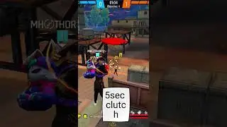 Fastest Clutch By Kingfisher || Clutch 1v4 in 5 seconds 😎 || free fire नाई व्हिडिओ Op गमेपले|| #8k