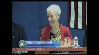 Athens City Council - September 2, 2014