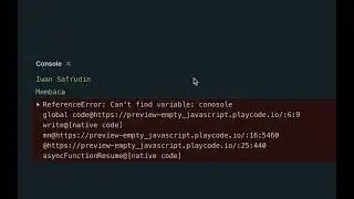 Belajar Tipe Data Javascript menggunakan playcode bisa pakai hp