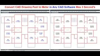Convert Plan Feet to Meter & Meter to Feet in Single Click