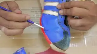 Repaint vintage 70s Adidas Rekord Yugoslavia sneaker