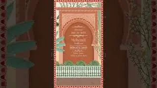 Shreenathji Krishna Theme Wedding Invitation Video | Hindu Marriage Invite | VG-2090