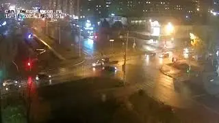 ДТП (сбит пешеход г. Волжский) ул. Мира - ул. Оломоуцкая 15-11-2023 19-30