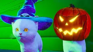 СИМУЛЯТОР Маленького КОТЕНКА Жуткая Лощина #10 Spookity Hollow на Хэллоуин. Кид в Play With Gilbert