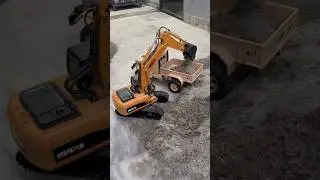 RC Excavator Huina 1550 Working🔥🔥 