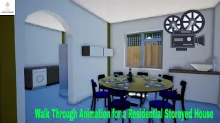 Walk through Animation for a Residential Storied House by Arch. Derick