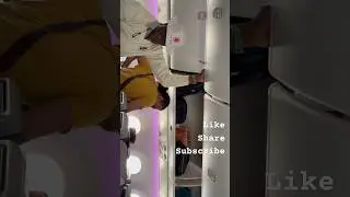 ‘Om shanti’ by african guy in vistara flight from ahmedabad to paris #gujju #couple