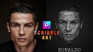 How To Make Scribble Art | PicsArt Editing Tutorial | Digital Edits