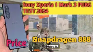 Sony Xperia 1 Mark 3 PUBG Test 2024 l Snapdrogen 888 l Review