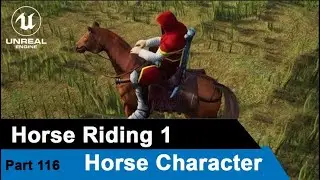 Unreal Horse Riding 1 - Horse Character  - UE4 Tutorials 