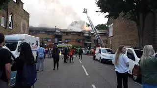 Fire at Dartmouth Park Hill. Archway