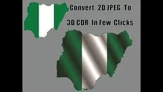 Convert 2D JPEG File To 3D CDR File In Few Clicks
