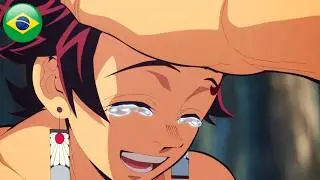 🇧🇷 Himejima Sendo Fofinho com o Tanjiro Foi Muito Bom! (Demon Slayer 4 Dublado)