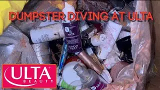 DUMPSTER DIVING AT ULTA - Things Got Messy But I Hit The Jackpot !!