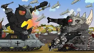 Remember Old Fight! Ratte vs. Lighter - Cartoons about tanks