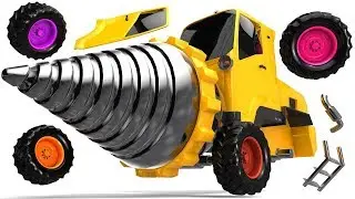 Drill Vehicle Song + More Nursery Rhymes & Kids Songs - Cocosongs