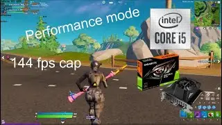 FORTNITE | I5 10400F | GTX 1650 | 8 RAM | PERFORMANCE MODE | 144FPS CAP.