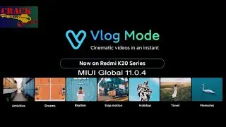 How to use VLOG In MIUI 11.0.4.0 Update for Redmi K20 Series || Hindi