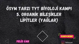 5) ACİL BİYOLOJİ LAZIM- LİPİTLER- #tytbiyoloji - 9.SINIF-#yks2024