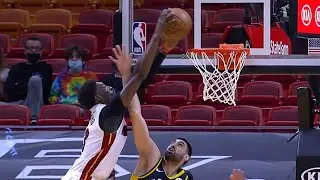 Bam Adebayo NASTY Alley-Oop Dunk on Goga Bitadze | Pacers Vs Heat 3/21/21
