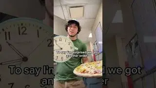 I’m going HOME AT 11?! #pizza #youtubeshorts #youtube #food #trending #new #amazing