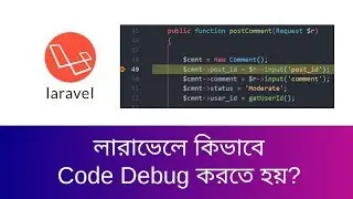 How to debug code in Laravel Framework | How to question in Laravel | learn24bd