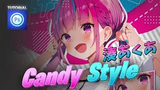 Tutorial | Candy Style Anime Android - Photoshop Touch Android