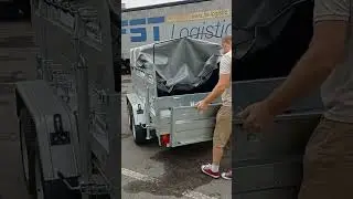 Оцинкований причіп з додатковими бортами #причіп  #trailer  #pragmatec  #виробництво  #борт