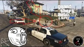 Polizeikontolle ESKALIERT - Lets Play Gta 5 Lspdfr FullHd German