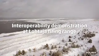 Patria Interoperability Demonstration at Lohtaja Firing Range 2024