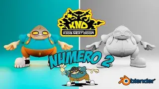 Number 2 (Codename: Kids Next Door) - Character Modeling - Blender 2.93.4
